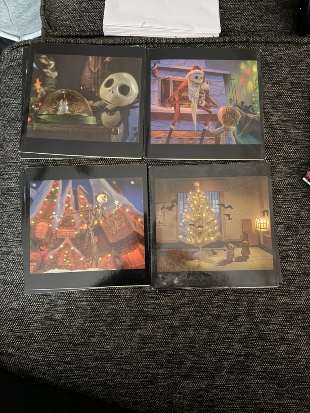 Nightmare Before Christmas Art Print Set - Holiday Scenes